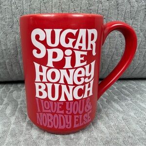 Motown Red Ceramic Mug Sugar Pie Honey Bunch - Hallmark